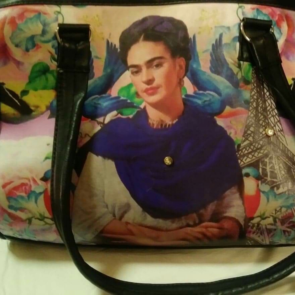 Frida Kahlo zippered purse